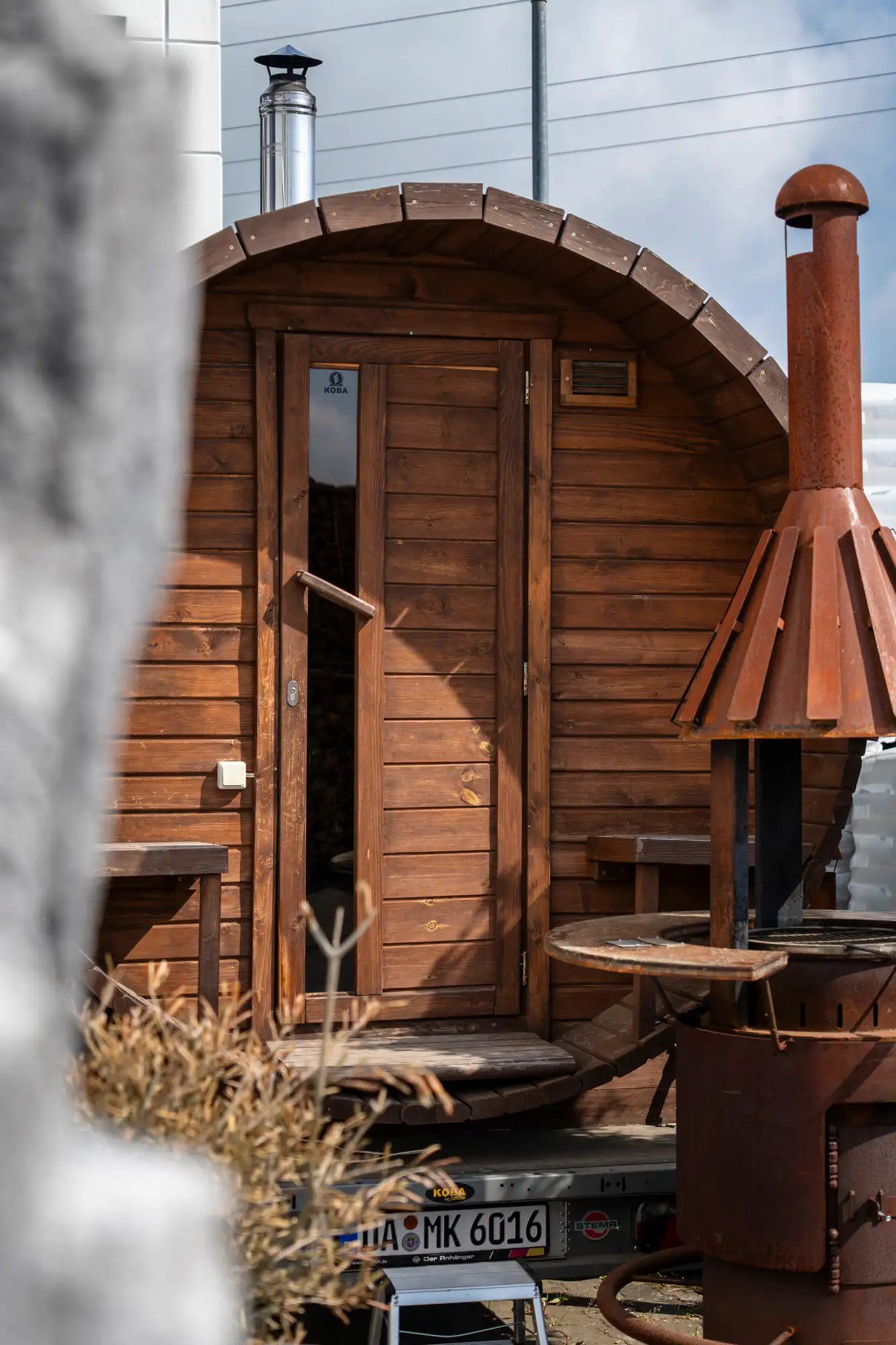 Sauna Anhänger Tagesgebühr - Naturbrennstoffe – Bild 6